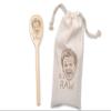 Gordon Ramsay Spoon It's RAW Funny Meme Gift Bag Prank Gift Cotton Wine Bag Housewarming Gift Chef Gift Hells Kitchen Fan Gift (1 Spoon+Engraved Bag) view 2