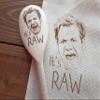 Gordon Ramsay Spoon It's RAW Funny Meme Gift Bag Prank Gift Cotton Wine Bag Housewarming Gift Chef Gift Hells Kitchen Fan Gift (1 Spoon+Engraved Bag) view 3