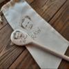 Gordon Ramsay Spoon It's RAW Funny Meme Gift Bag Prank Gift Cotton Wine Bag Housewarming Gift Chef Gift Hells Kitchen Fan Gift (1 Spoon+Engraved Bag) view 4