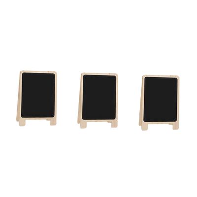 3pcs Mini Chalkboard Signs, Small Rectangle Chalkboards with Easel Stand, 3 Sizes Food Signs, Wedding Signs, Message Board