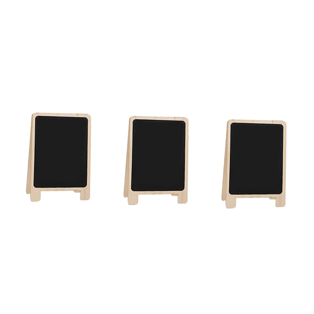 3pcs Mini Chalkboard Signs, Small Rectangle Chalkboards with Easel Stand, 3 Sizes Food Signs, Wedding Signs, Message Board