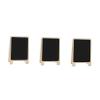 3pcs Mini Chalkboard Signs, Small Rectangle Chalkboards with Easel Stand, 3 Sizes Food Signs, Wedding Signs, Message Board view 1