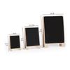 3pcs Mini Chalkboard Signs, Small Rectangle Chalkboards with Easel Stand, 3 Sizes Food Signs, Wedding Signs, Message Board view 3