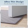 AMOAMI Bath-Mat,Ultra Thin Bath-Rugs Runner,Rubber Backed Bath Mats for Bathroom Non Slip,Absorbent Bath Rug for Bathroom Floor, Shower, Sink 2'x 4'(24" x 47") Grey view 4