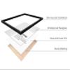 HAUS AND HUES Home Office Wall Decor  Funny Meeting Quote Poster, Work Cubicle Wall Art, Office Decorations for Work and Home (16x20, Black Frame) view 2