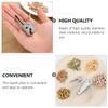 Hemoton 6pcs Stainless Steel Nut Cracker Tool for Pine Nuts and Efficient Shelling Plier for Pistachios Watermelon and Sunflower view 2