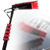 XIAOYE Telescopic Window Cleaner Water Wash Brush Kit,3.6m-10.8m Water Fed Telescopic Brush Water Fed Pole Kit,Windows Cleaning & Washing Tool,24FT/7.2M view 1