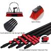 XIAOYE Telescopic Window Cleaner Water Wash Brush Kit,3.6m-10.8m Water Fed Telescopic Brush Water Fed Pole Kit,Windows Cleaning & Washing Tool,24FT/7.2M view 4