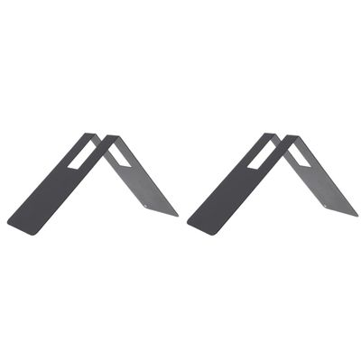 Hemoton 2pcs Shaped Stainless Filter Paper Rack for Home and Shop Use Sturdy Filter Holder to Keep Brew Dry and Organized Bar Accessory