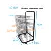 Drying RackToddlers Rolling Art Cart & Metal Steel Painting Drying Shelf, with Universal Wheels are Ideal for Classroom Art Studios and Home Use. Drying & Print Racks (Size : 3 Sizes) (Size : 20-Lay view 2