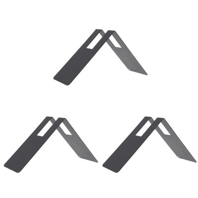 Hemoton 3pcs Shaped Stainless Filter Holder Rack Filter Paper Stand for Home Coffee Bar and Organized Sleek Design