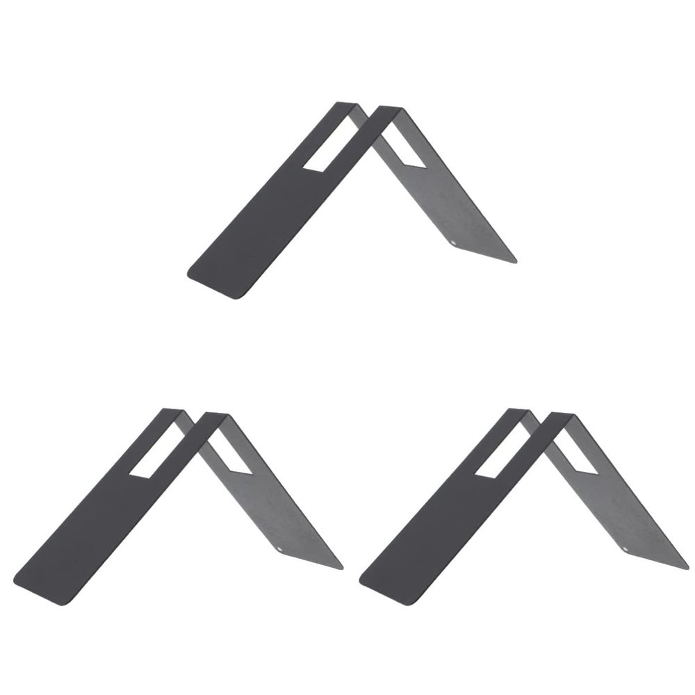 Hemoton 3pcs Shaped Stainless Filter Holder Rack Filter Paper Stand for Home Coffee Bar and Organized Sleek Design