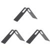 Hemoton 3pcs Shaped Stainless Filter Holder Rack Filter Paper Stand for Home Coffee Bar and Organized Sleek Design view 1
