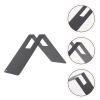 Hemoton 3pcs Shaped Stainless Filter Holder Rack Filter Paper Stand for Home Coffee Bar and Organized Sleek Design view 2