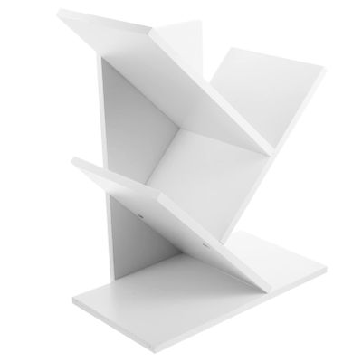 NUOBESTY Desk Book Shelf Creative Tree Bookshelf Novelty Book Holder Office Rack Small
