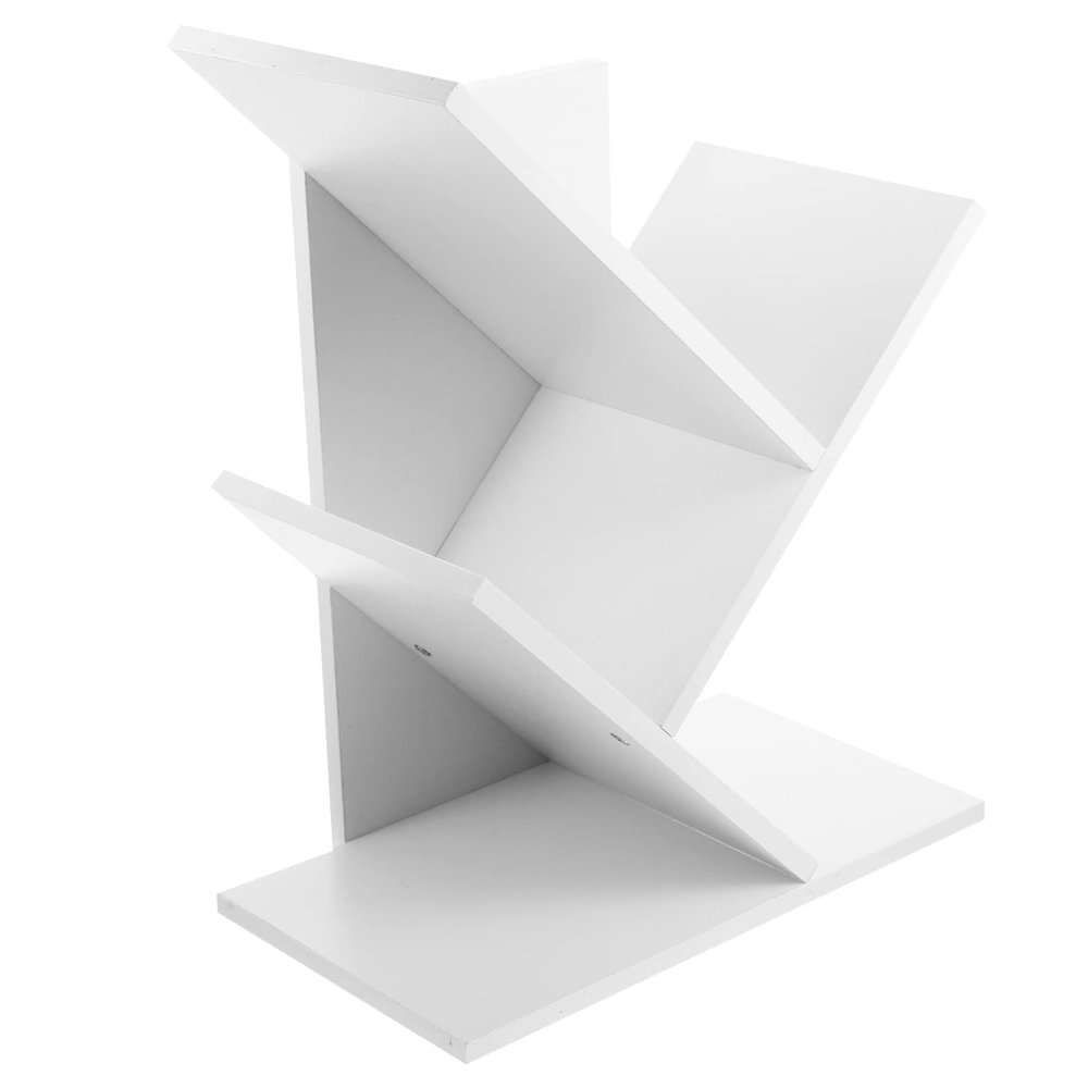 NUOBESTY Desk Book Shelf Creative Tree Bookshelf Novelty Book Holder Office Rack Small