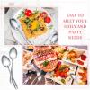 Nuogo 100 Pieces Dinner Spoons Set 6.69 Inches Silverware Spoons Bulk Stainless Steel Food Grade Tablespoons for Home Restaurant Kitchen Dishwasher Safe view 3