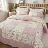 Brandream 6PC Scalloped Farmhouse Quilt Bedding Set Cotton Comforter Set Queen Size Bedspreads Quilt Set view 3
