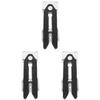 TEHAUX 3pcs Sturdy Clamp Sofa Accessory Connector: Furniture Sectional Connectors Snap Alligator Couch with Screws Practical for Sliding L Buckle Connector, Connector view 1