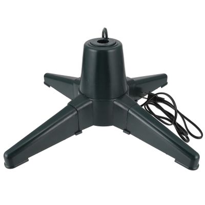 Homoyoyo 1pc Brackets Us Green Adjustable for Stand V Suitable Artificial Tree Decor Stand: Rotatable Bracket Frost Trees Pine Indoor Base Plug Electric Rotating Christmas
