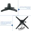 Homoyoyo 1pc Brackets Us Green Adjustable for Stand V Suitable Artificial Tree Decor Stand: Rotatable Bracket Frost Trees Pine Indoor Base Plug Electric Rotating Christmas view 3