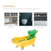1pc Cartoon Dinosaur Soap Drain Holder Storage Box for Kitchen Bathroom Keeps Soap Dry Drain Design Adorable Animal Shape for Home Travel Use view 2