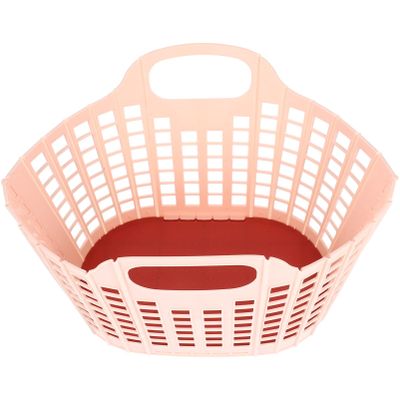 Grocery Shopping Basket Foldable Basket Fruits Basket Plastic Favor Bags Mini Hamper Plastic Toiletry Basket Shower Handheld Storage Basket Fruit Storage Basket Desktop
