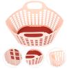 Grocery Shopping Basket Foldable Basket Fruits Basket Plastic Favor Bags Mini Hamper Plastic Toiletry Basket Shower Handheld Storage Basket Fruit Storage Basket Desktop view 2