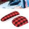 Beufee 2Pcs Tailor's Ham Scottish Plaid Polyester Seam Roll Set Small Clothing Care Seam Ham Easy Ironing Ham for Ironing Hat Skirt Neck view 3