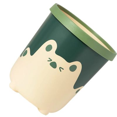 Cabilock Organized Waste Storage Bin Garbage Can Cartoon Design Suitable for Boys and Girls