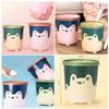 Cabilock Organized Waste Storage Bin Garbage Can Cartoon Design Suitable for Boys and Girls view 3