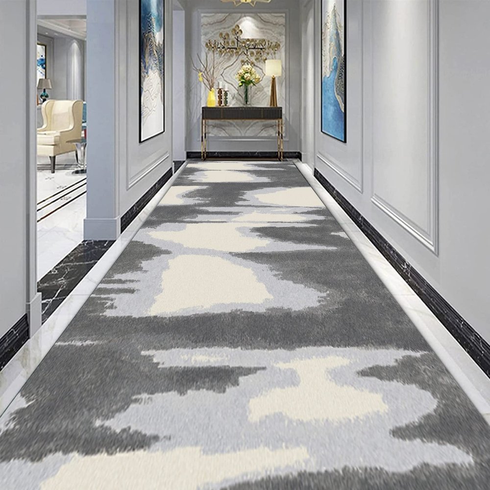 Modern Hallway Runner Rug 1m/1.5m/2m/2.5m/3m/3.5m/4m/4.5m/5m/6m Extra Long Carpet Runner for Kitchen Floor, Corridor, HallBedroom, Passage Area Rug (Size : 3.3 ft x 8.2 ft)