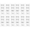 12pcs Transparent Bottle Hand Removable White for Sticker Container Jars Bottles Bathroom Supplies Spray Sample Dish Glass Self- Adhesive Soap Lotion Cleaning Stickers view 1