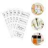 12pcs Transparent Bottle Hand Removable White for Sticker Container Jars Bottles Bathroom Supplies Spray Sample Dish Glass Self- Adhesive Soap Lotion Cleaning Stickers view 2