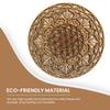 BHDecor Home Wall Decor  Multilayered Laser Cut Carved Elegant Wooden Mandala Hanging MDF Panels for Decoration - Rustic Contemporary Artwork Natural Wood, 22.8 x 22.8 in (58cm) view 3