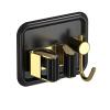 Stainless Steel Broom Gripper, Self Adhesive Mop Rack, Broom Hanger with Hook, Mini Mop Holder Dustpan Stand for Home Bathroom, Kitchen, Garage (Color : Black, Size : 1 Piece) view 1