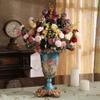 Elegant Large Flower Vases Table Centerpiece for Kitchen Dining Living Room Home Decor, European RetroTall Big Resin Flowers Chinese Vases for Bedroom Decorations, Christmas Wedding Gift 10.2in5.9in view 3