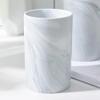 RabyLeo Marble ceramic mug, creative toothbrush holder, simple drinking cup. (Grey) view 4