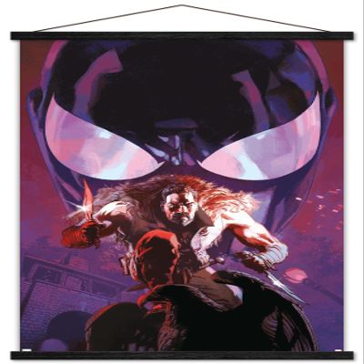 Trends International Marvel Kraven The Hunter - Amazing Spider-Man #21 Wall Poster, 22.375" x 34", Premium Print and Black Hanger Bundle