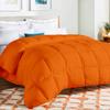 Wega Linen Luxurious Down Alternative Super King Comforter 1 Piece All-Season Orange Duvet Insert Super King 100X120 with Corner Tabs 100% Egyptian Cotton view 1