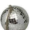 Deco 79 Stainless Steel Metal Disco Ball Style Globe, 8" x 7" x 10", Silver view 4