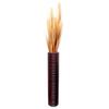 Brown Decorative Contemporary Mango Wood Ribbed Design Cylinder Shaped Floor Vase, 36 Inch view 1
