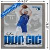 Trends International NBA Dallas Mavericks - Luka Doncic 22 Wall Poster, 14.725" x 22.375", Barnwood Framed Version view 3