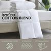 Kathy Ireland Brrr Pro Cooling Tencel Quilted Fitted Mattress Topper Cal King Size, 300 Thread Count Tencel Lyocell/Polyester Filling Mattress Topper Breathable Soft Mattress Cover Pad - White view 2