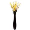 Brown Decorative Contemporary Mango Wood Curved Shaped Floor Vase, 30 Inch view 1
