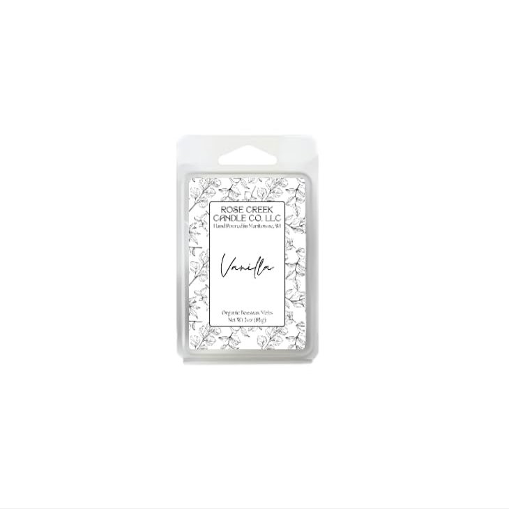 1 Pack of Scented Wax Melts - 100% Organic Beeswax - 3 oz. (Vanilla)