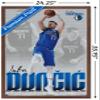 Trends International NBA Dallas Mavericks - Luka Doncic 22 Wall Poster, 22.375" x 34", Mahogany Framed Version view 3