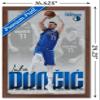 Trends International NBA Dallas Mavericks - Luka Doncic 22 Wall Poster, 14.725" x 22.375", Mahogany Framed Version view 3