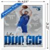 Trends International NBA Dallas Mavericks - Luka Doncic 22 Wall Poster, 14.725" x 22.375", White Framed Version view 3