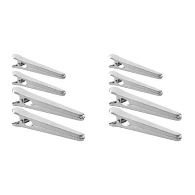 8pcs Food Sealing Clips Fresh-Keeping Clamps for Snacks Bag Clips for Food Storage and Preservation Airtight Seal for Kitchen Use